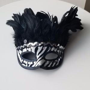 Carnival Mask - Zebra Print